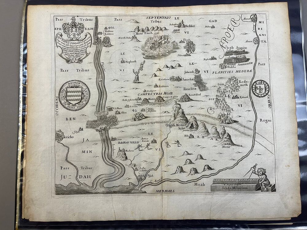 Lot 250: Early GAD Pisgah Sight Palestine Fuller Engraving