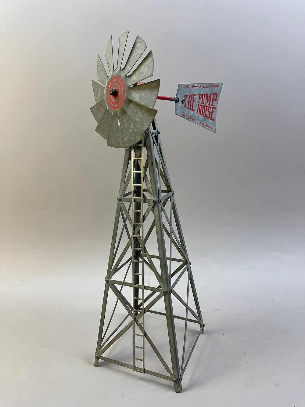 Lot 260: The Pump House Original Omaha Nebraska Windmill