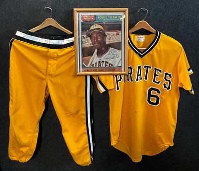 Rennie Stennett Wilson Game Used Pirates Uniform. Incredible Wilson game used Pittsburgh Pirates 