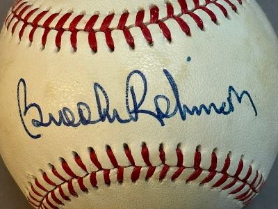 Brooks Robinson Single Signed Rawlings Baseball. Great original OAL signed baseball by hofer 
