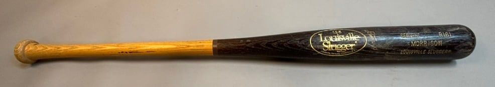 Lot 174: Jim Morrison Game Used R161 Phillies #27 Bat