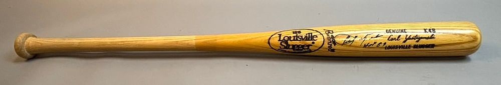 Lot 178: Carl Yastrzemski Game Used & Signed Baseball Bat
