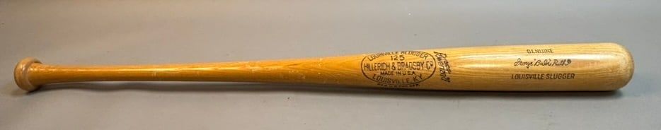 Lot 183: George Babe Ruth H&B 125 34" Baseball Bat 30oz