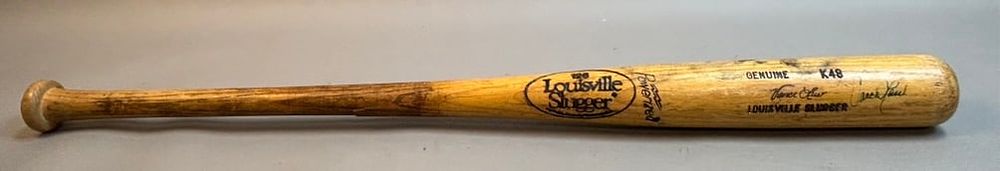 Lot 189: Vance Law Game Used Signed White Sox Bat