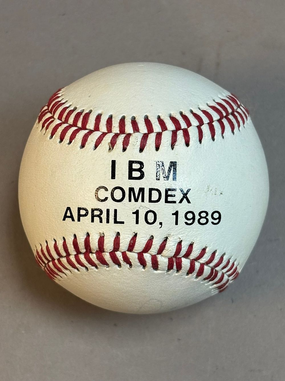 Lot 213: IBM Comdex April 10 1989 Signed Rawlings Baseball
