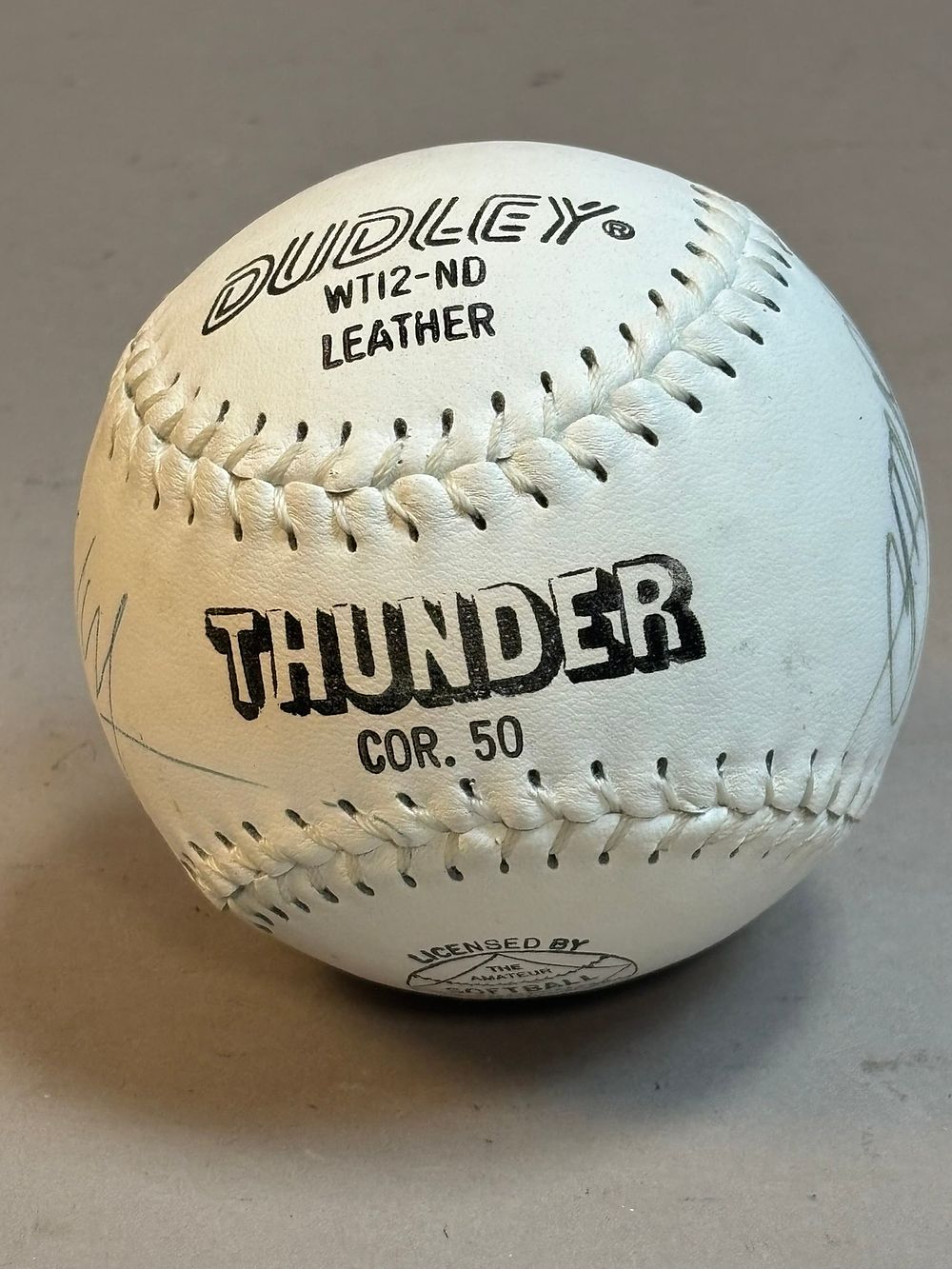 Lot 251: Dudley Thunder Multi Signed Baseball