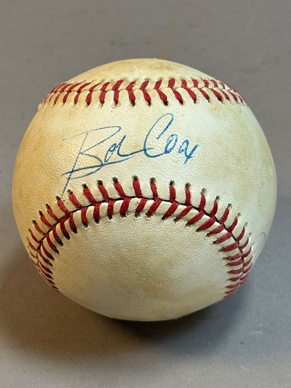 Lot 255: Bobby Cox Single Signed Feeney Rawlings Ball