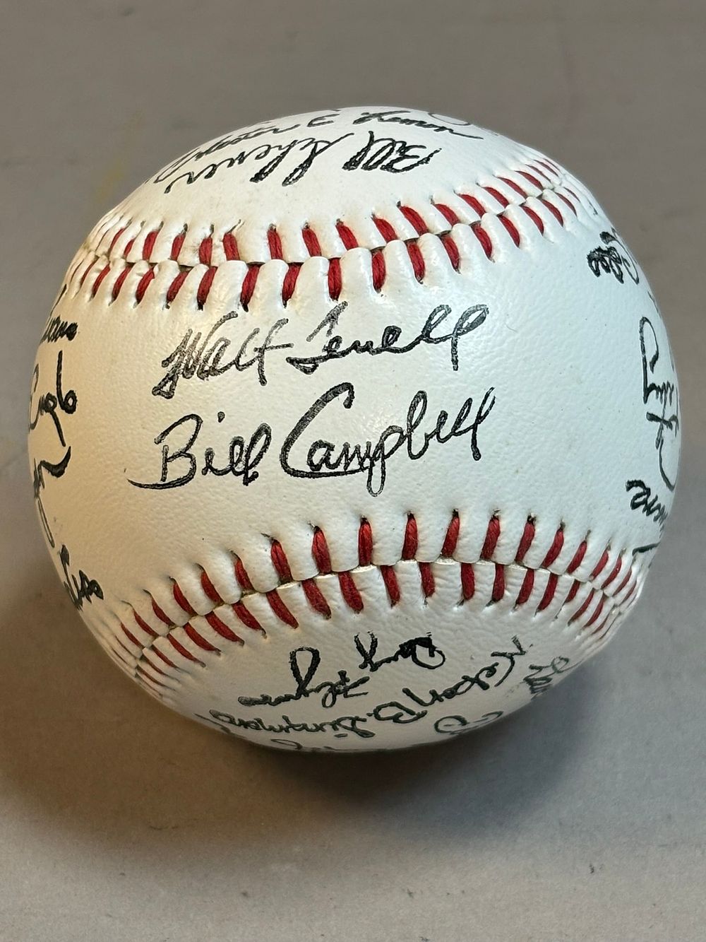 Lot 269: Lot Original Team Signed Facsimile Signed Balls