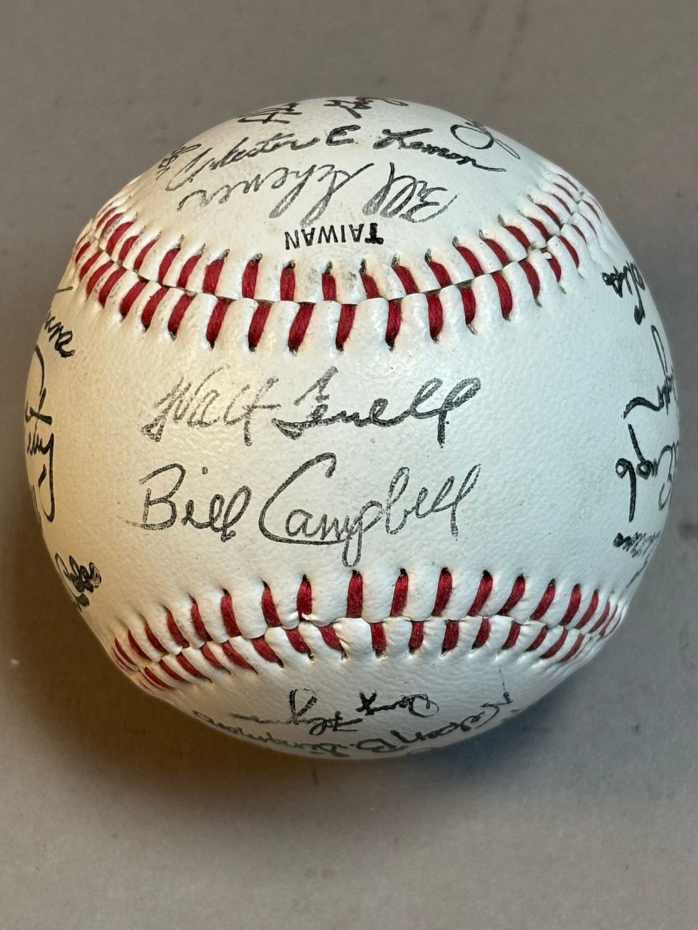 Lot 270: Pair Original Team Facsimile Signed Baseballs