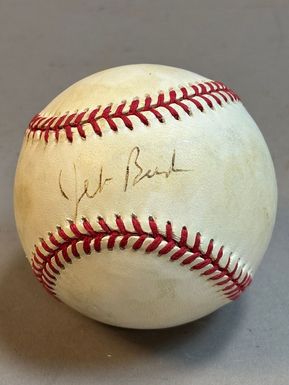 Lot 271: Jeb Bush Rawlings ONL White Signed Baseball