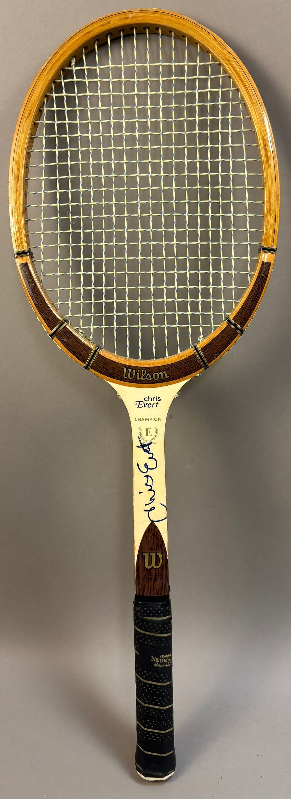 Lot 275: Chris Evert Model & Signed Wilson Tennis Racket