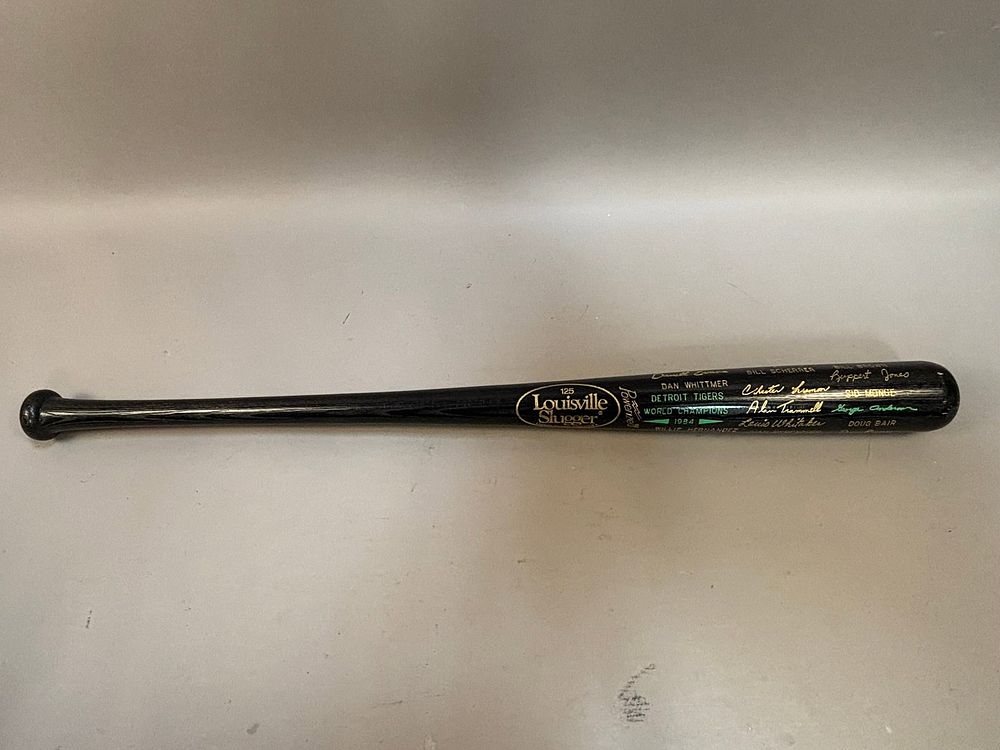 Lot 298: 1984 Detroit Tigers World Champions Baseball Bat