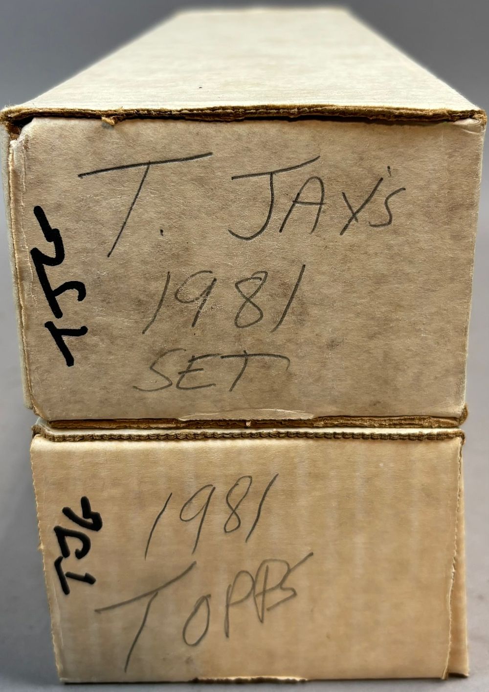 Lot 324: Pair Vintage 1981 Topps Baseball Complete Sets