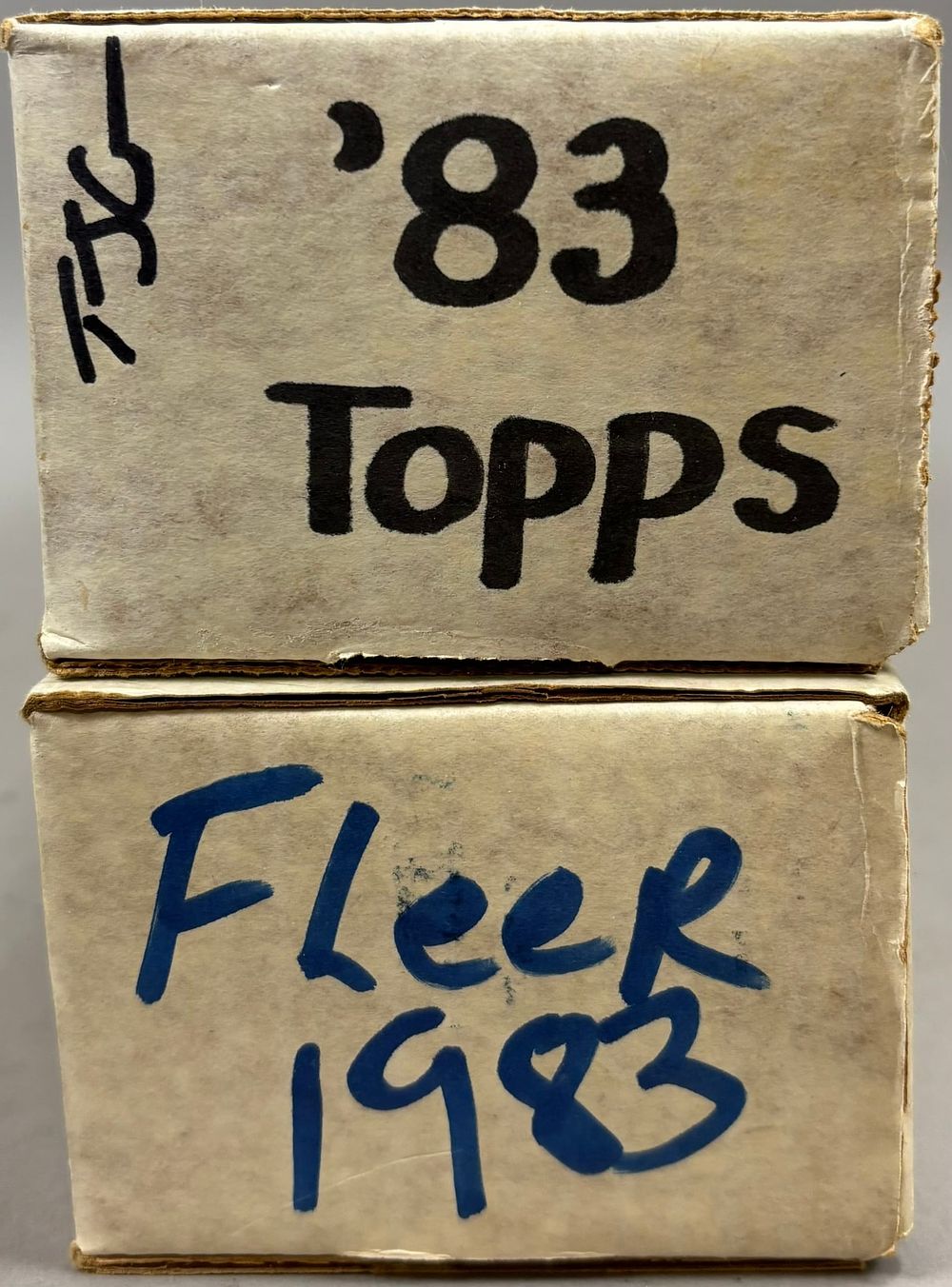 Lot 326: 1983 TOPPS & FLEER COMPLETE BASEBALL CARD SETS