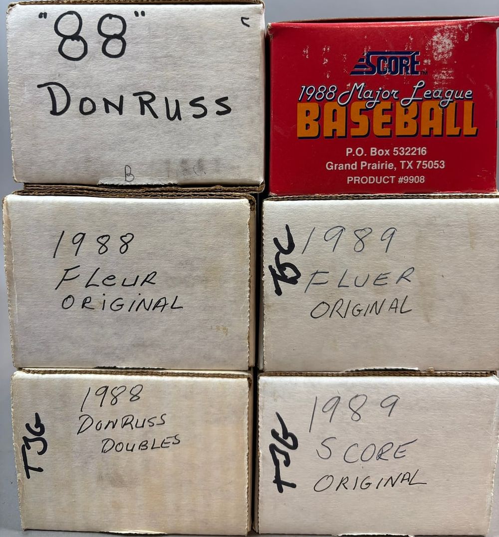 Lot 330: 1988 1989 Donruss Score Fleer Baseball Lot