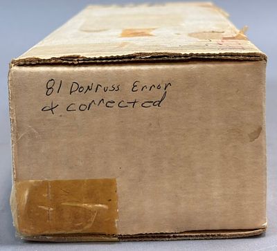 1981 Donruss Baseball Complete Set + Error Cards. PLEASE SEE ALL PHOTOS AND USE THEM AS A BETTER 