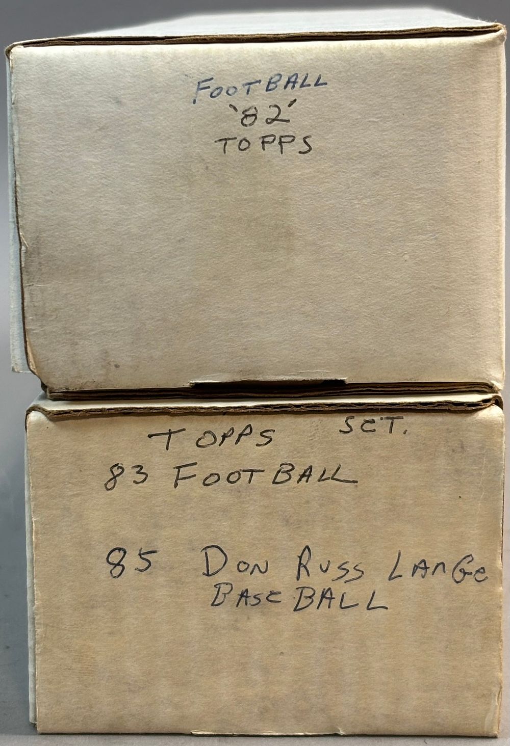 Lot 362: 1982 Topps Football Set & Duplicates 1983 Topps