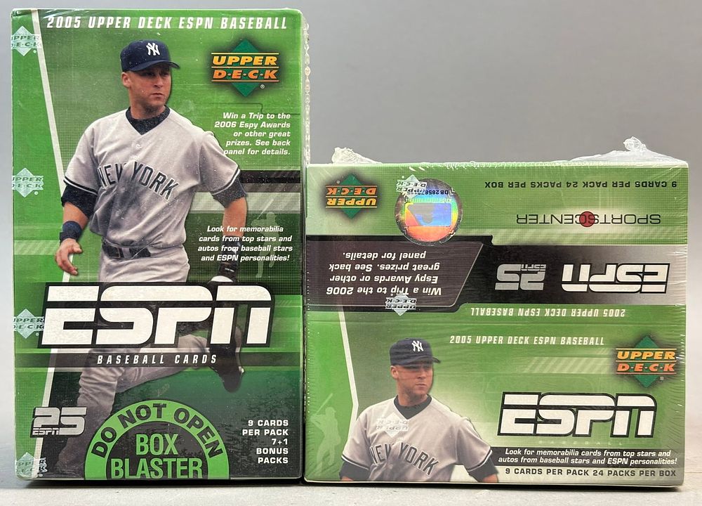 Lot 365: Pair 2005 ESPN Upper Deck Sealed Boxes 7+1 & 24
