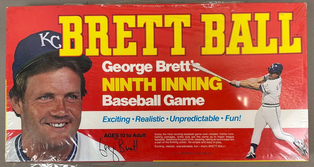 Lot 424: 1981 BRETT BALL 9th Inning Baseball Game NOS