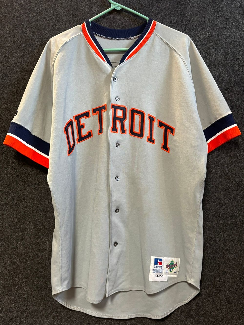 Lot 431: Kirk Gibson Detroit Tigers Game Used Jersey