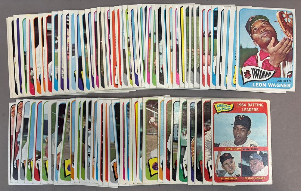 Lot 489: 1965 Topps Duplicates Partial Baseball Card Set