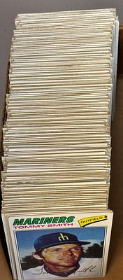 Vintage 1977 Topps Baseball Duplicate Card Lot Set. 1977 Topps Baseball Duplicates Cards as 