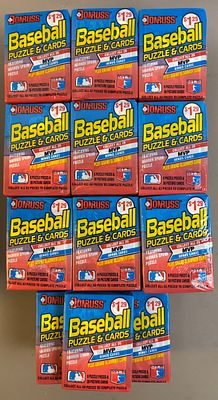 65 Sealed Packs 1989 Donruss Wax Packs. PLEASE SEE ALL PHOTOS AND USE THEM AS A BETTER IDEA ON 