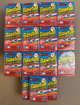 69 Sealed Packs 1989 Donruss Wax Packs. PLEASE SEE ALL PHOTOS AND USE THEM AS A BETTER IDEA ON 