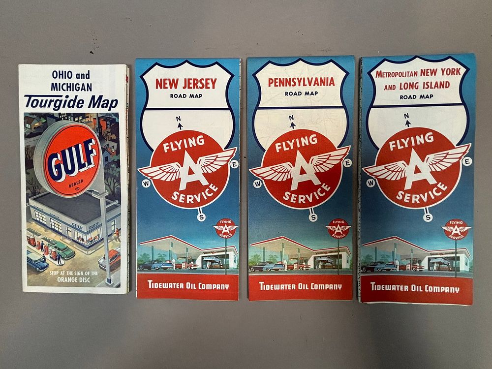 Lot 5B: Lot 4 Gulf Oil & Flying A Service Station Gas Maps