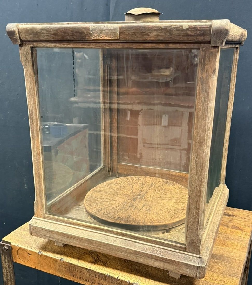 Lot 99: Preservo Case Antique Early 1900s General Store Display Case