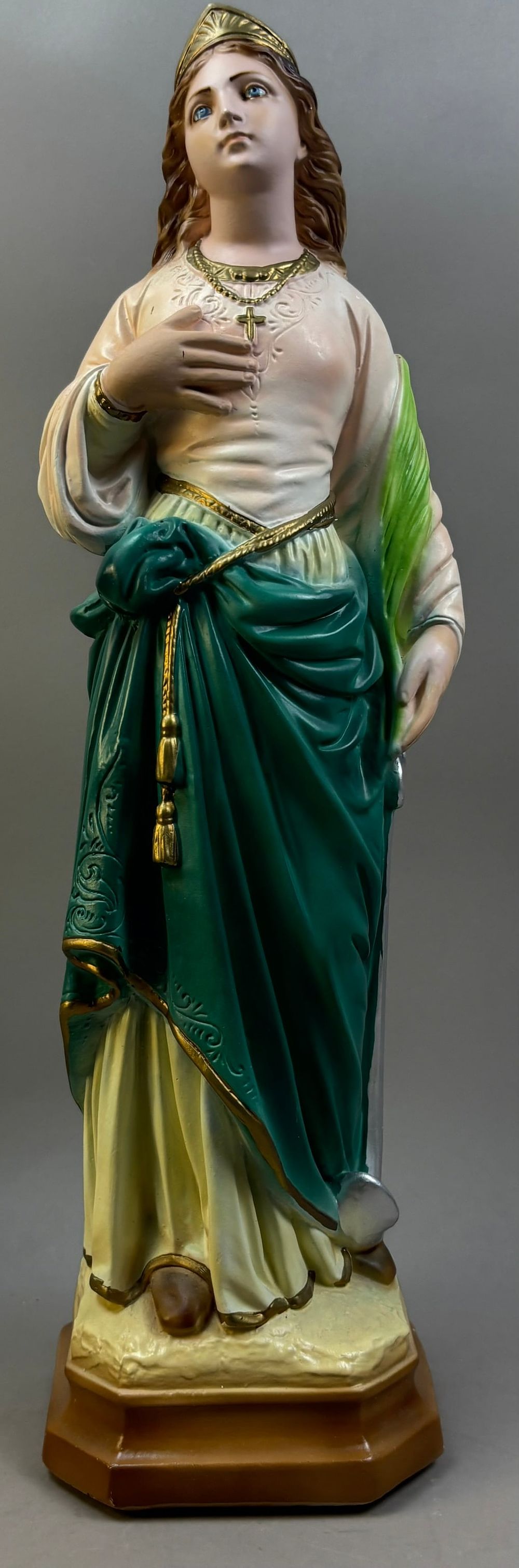 Lot 249: Saint Philomena Patroness Original 20" Statue Figurine