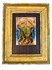 Moshe Gershuni (Israeli) 1936-2017) -Dancing Chassidim- Enamel on chamfered board. Fine Image - 1