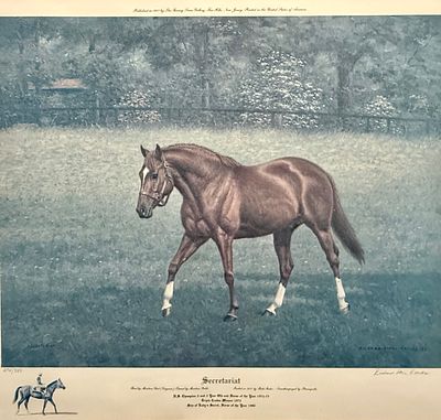 Richard Stone Reeves - Richard Stone Reeves (American, 20th C) ”Secretariat” Limited Edition Print 