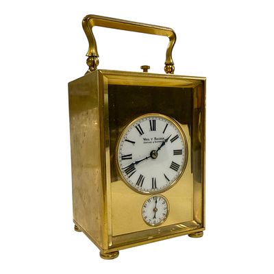 French carriage clock crafted for retailer Weil Y Becker, Santiago & Valparaiso, Chile. Frenfce 