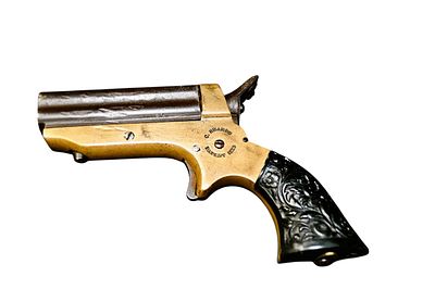 Old West C. Sharps Pepperbox Derringer .22 Short Caliber Pistol. Patented in 1859 and 