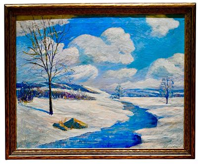 Aldro T. Hibbard, A. T. Hibbard, American (August 25, 1886 – November 12, 1972) Winter Scene 
