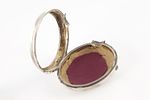 A. SELIG, PENZANCE. A GEORGE III SILVER PAIR CASED VERGE POCKET WATCH, the two plain silver Image - 5