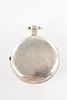 A. SELIG, PENZANCE. A GEORGE III SILVER PAIR CASED VERGE POCKET WATCH, the two plain silver Image - 7