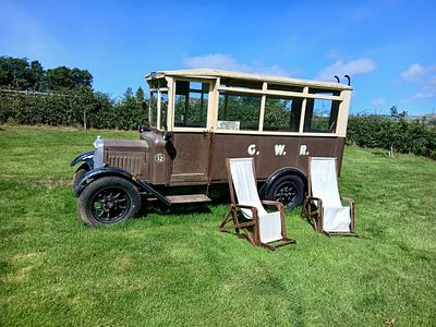 A RARE 1926 MORRIS MODEL T MINIBUS sold with V5, registration SV 4921, with 1800cc petrol engine.