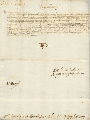 GREGORY XIII: (1502-1585) Pope of the Roman Catholic Church 1572-85. Rare L.S., Ita est U[go] 