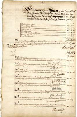 WREN CHRISTOPHER: (1632-1723) English Architect. An attractive D.S., Chr. Wren, (twice), two 