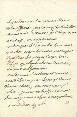 VOLTAIRE: (1694-1778) Fran&ccedil;ois-Marie Arouet. French Enlightenment Writer and Philosopher. Rare 