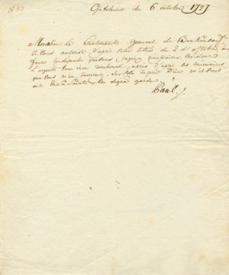 PAUL I: (1754-1801) Emperor of Russia 1796-1801. Assassinated. L.S., Paul, as Emperor, one page 