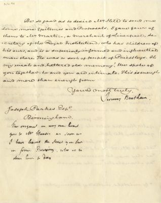 BENTHAM JEREMY: (1748-1832) English Jurist, Philosopher and Social Reformer. A good L.S. 