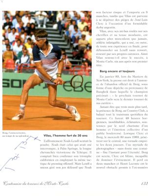 TENNIS: An excellent 10 x 12 book signed by various tennis players, a hardback edition 