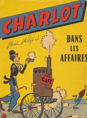 CHAPLIN CHARLES: (1889-1977) English Film Comedian, Academy Award winner. Unusual colour signed 