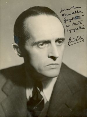 CLAIR REN&Eacute;: (1898-1981) French Film Director. Signed and inscribed 7 x 9.5 photograph of Clair 