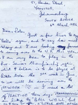 LOCKE BOBBY: (1917-1987) South African Golfer, Open Championship winner 1949, 1950, 1952 & 