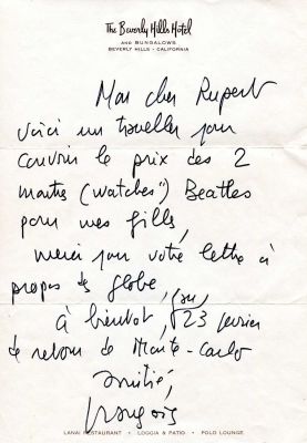 TRUFFAUT FRAN&Ccedil;OIS: (1932-1984) French film Director. One of the main figures. TRUFFAUT FRAN&Ccedil;OIS 