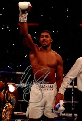 BOXING: Anthony Joshua (1989- ) British boxer, unified World Heavyweight champion 2016-19 